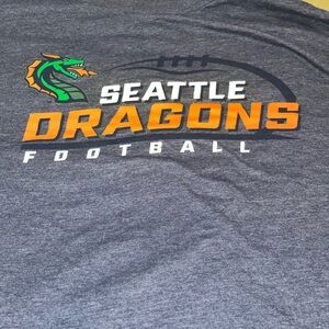Seattle Dragons men’s XXXL external football league short sleeve t-shirt NWOT